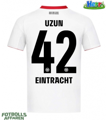 Eintracht Frankfurt Can Uzun #42 Bortatröja 2025-26 Kortärmad